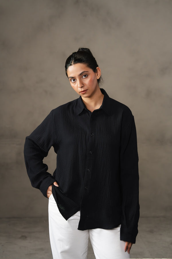 Muslin Shirt - Black