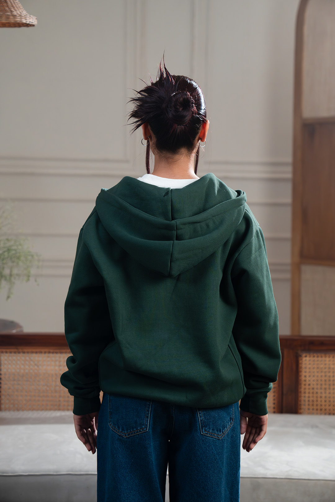 Boxy Fit zipper hoodie - Image 5